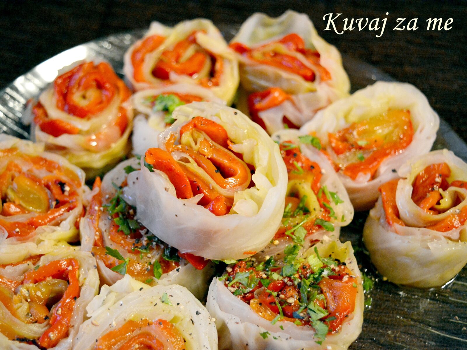 Kupus-paprika rolnice