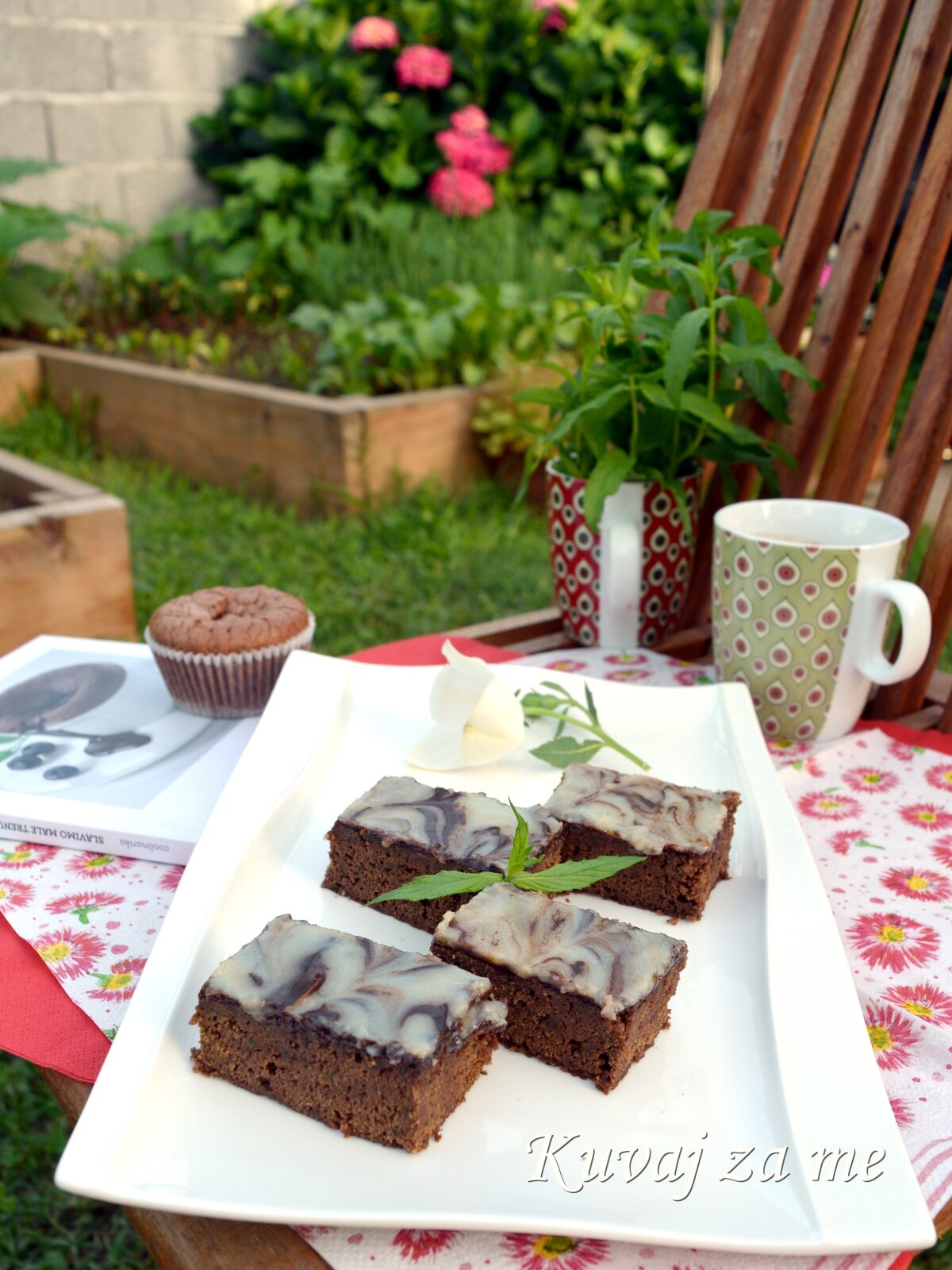Peppermint brownies