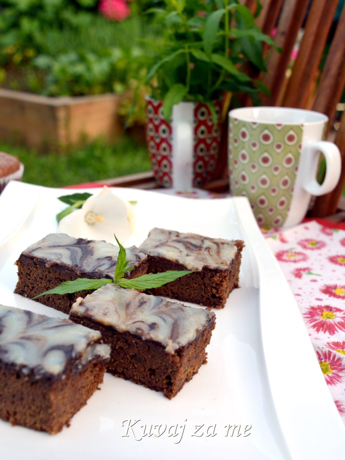 Peppermint brownies