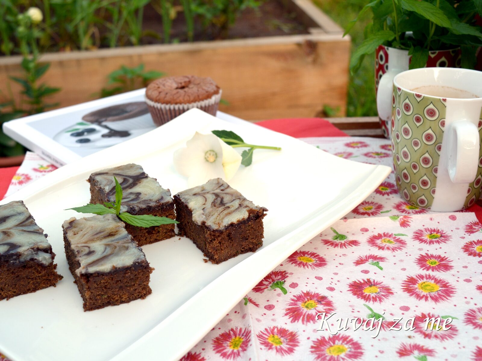 Peppermint brownies