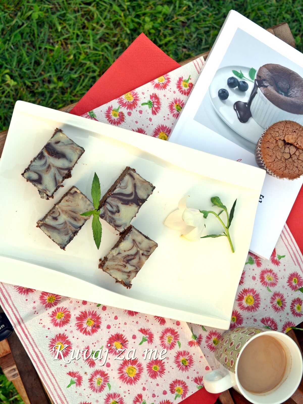 Peppermint brownies